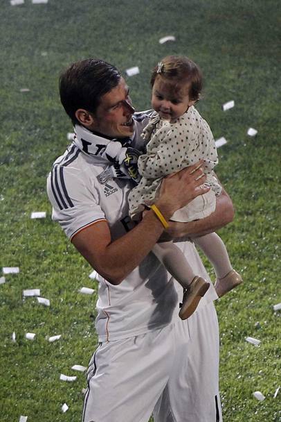 La piccola di Gareth Bale. Ansa